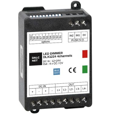DLX1224-4CV-BLE Bluetooth Dimmer for Multichannel LED