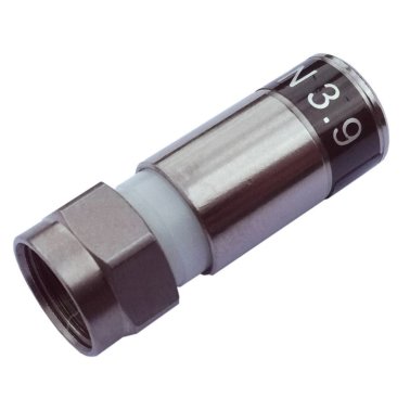 Compression F connector for 5 mm cable Cabelcon F-59-CX3 3.9
