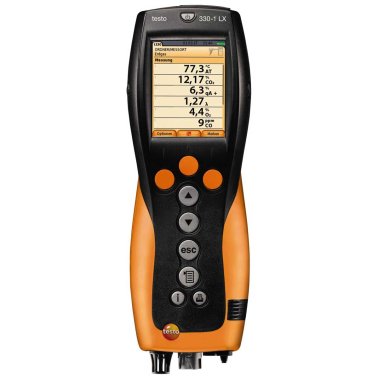 Testo 330-1 LX Analizzatore di Combustione con NOx, Tenuta e Tiraggio