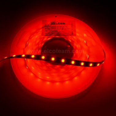 Striscia LED 5 Metri Colore Rosso 12VDC 14,4W/m IP65