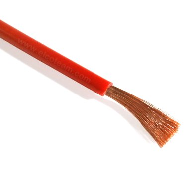 Cavo Unipolare 2,5 mm² Extra Flessibile in Silicone colore Rosso  MultiContact SILI-1V-2,5