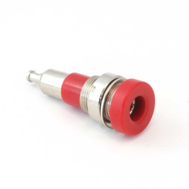 4mm Red Panel Banana Socket 25A 30VAC 24.242.1