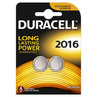 Batteria Duracell 2016 Blister 2 pezzi