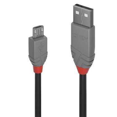 Cavo USB 2.0 da Tipo A a Micro USB Tipo B da 2 metri Lindy 36733