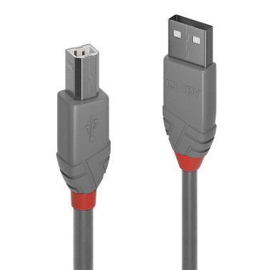 Cavo USB 2.0 Tipo A/B da 3 metri Lindy 36684