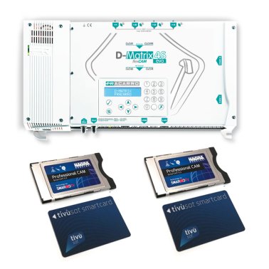 Fracarro D-MATRIX 4S EVO Centrale di conversione da DVB-S2 a DVB-T/C con doppia PROCAM TIVUSAT HD