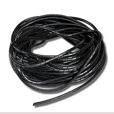 Spiral Conduit Ø 9÷50 mm, Black, 25 meter coil Elematic SP9N