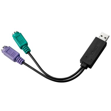 USB to PS / 2 dual socket converter