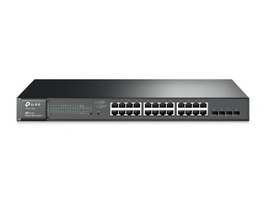 TP-Link T1600G-28PS Switch SmartManaged L2+ JetStream 24 Porte Gigabit PoE/PoE+ con 4 Porte Gigabit SFP