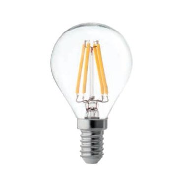 Lampada Wireled sfera chiara E14 4W 3000K Dimmerabile Wiva 12100585