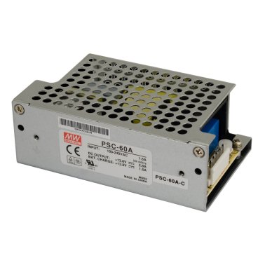 Mean Well PSC-60A-C Alimentatore 13,8V con Caricabatteria (Funzione UPS)