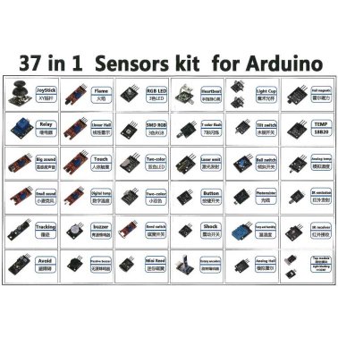 Kit Di 37 Sensori Per Arduino, Kit, Sensori