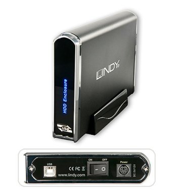 Lindy 42706 Astuccio esterno SATA & IDE da 3.5 USB 2.0