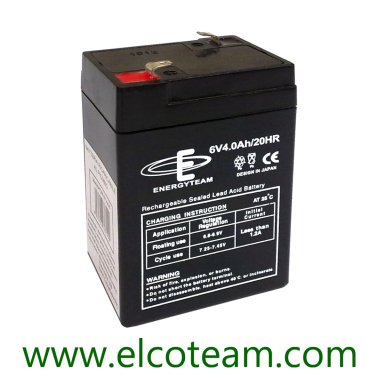 Batteria ermetica al piombo 6V 4Ah EnergyTeam