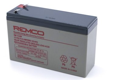 Remco RM12‐6W Lead-acid sealed battery 12V 6Ah slim