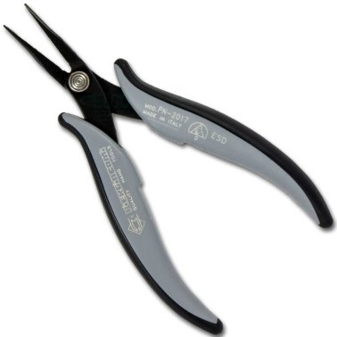 Piergiacomi PN2017D Long Pliers with Knurled Nose - ESD Dissipative Version