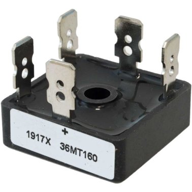 Vishay 36MT160 Three-phase diode bridge 35A 1600V with faston terminals