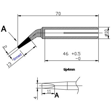 EWIG MR40 4.0 mm screwdriver tip for TRM80 soldering iron