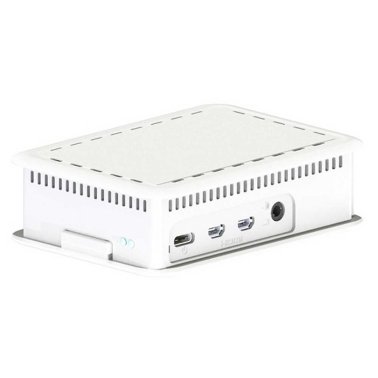 Case for Raspberry Pi 4 White cooled by ventilation slots TEKO TEKBERRY 4.40