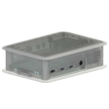 Case per Raspberry Pi 4 Trasparente raffreddato da fessure di areazione TEKO TEKBERRY 4.0