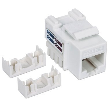 Plug RJ45 Cat.6 UTP unshielded Keystone White