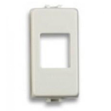 Keystone Adapter Plate for Sockets RJ45 for BTicino Matix White