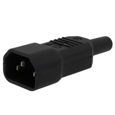 IEC C14 10A 250VAC Male Connector Flying ELCOM EMI-40-V2