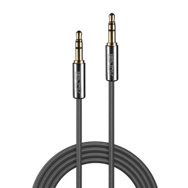 Cromo Line Jack 3.5mm Stereo Male / Male Audio Cable 2mt
