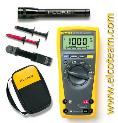 Multimetro digitale Fluke 179 + Borsa + Torcia Maglite