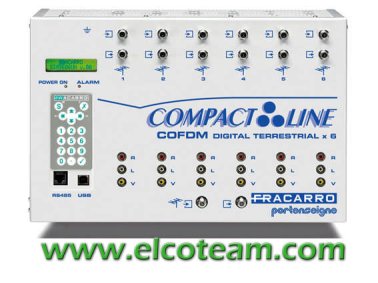 Centrale Compatta COFDM-PAL 6 canali Fracarro SIG9606