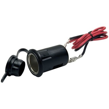 Panel socket for cigarette lighter power plug