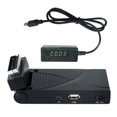 Decoder Digitale Terrestre DVB-T2 Scart con Telecomando Universale per TV X-Dome XD-210D