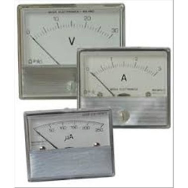 Analog Panel Ammeter in Direct Current 5A DC Format 70 * 61 mm Mega BM55 / TL / 5A