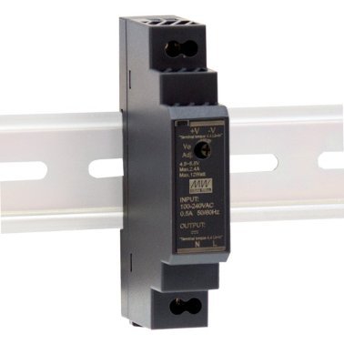 Mean Well HDR-15-24 Alimentatore Ultra Compatto 24V, 0,63A, 15W da Barra DIN
