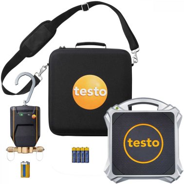 Testo 560i electronic scale kit for refrigeration technicians for refrigerant gas and Smart solenoid valve with Bluetooth 0564 2560