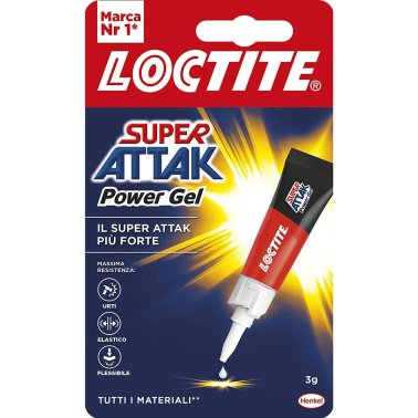 SUPER ATTAK Power Gel colla attaccatutto Loctite 3 grammi