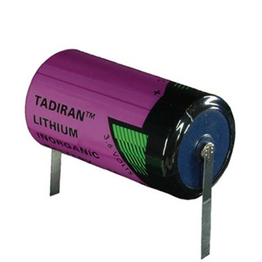 Batteria mezzatorcia C al litio 3,6V non ricaricabile con terminali a lamella da saldareTadiran SL-2770/S