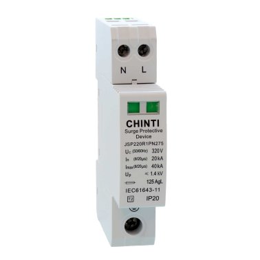 Chint JSP220R1PN275 Scaricatore di sovratensione modulare Classe II 1P+N 40kA 275Vac 1 modulo DIN