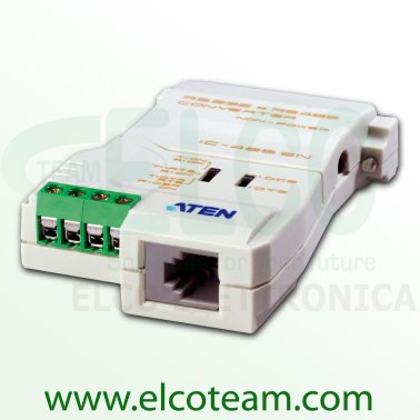 Convertitore bidirezionale autoalimentato RS-232/RS-485 Aten IC-485SN