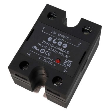 ELCO SSR19-25660AS Relè stato solido 4÷32VDC; 25A; 48÷660VAC Zero Crossing