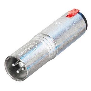 Neutrik NA3MJ Adattatore Spina XLR - Presa jack 6,3mm Stereo
