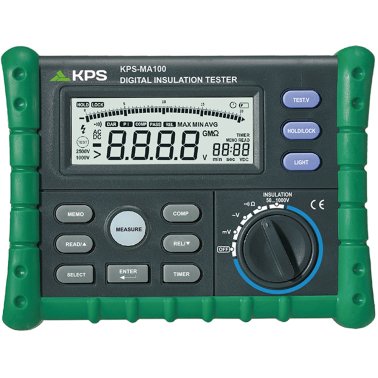 KPS MA100 Misuratore tester resistenza di isolamento 50/100/250/500/1000 Volt