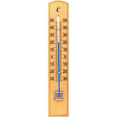 Termometro analogico con base di legno Velamp THERM30