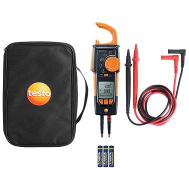 Testo 770-3 Pinza Amperometrica 600A AC/DC a vero valore RMS con funzione wattmettro 0590 7703 02