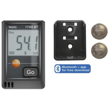Testo 174 H BT - Mini data logger per temperatura e umidità con connessione Bluetooth® e app