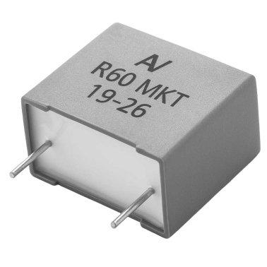 Condensatore Poliestere Metallizzato 2,2µF 100VDC Passo 22,5mm - Kemet R60EN42205030K