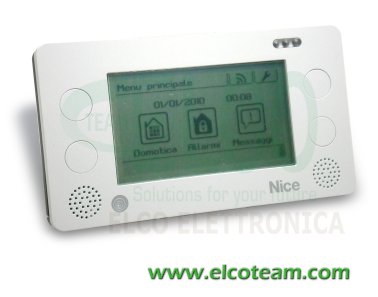 Telecomando wireless Touch screen  Nice HSTS2IT per sistemi Nice HomeSystem