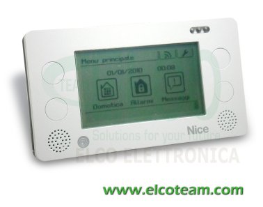 Telecomando wireless Touch screen Nice HSTS2IT per sistemi Nice HomeSystem