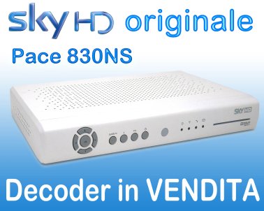 Decoder SKY HD originale SKY Pace 830NS