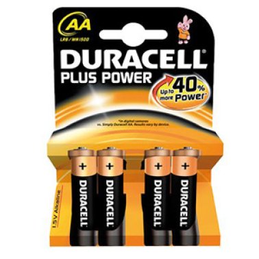 DURACELL PLUS POWER battery AA stylus - Pack of 4 pieces